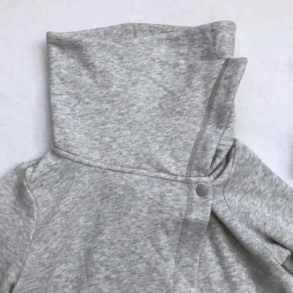 Z by Zella NWT Lightweight Heather Grey Jacket Girls S (7/8) - Picture 7 of 14